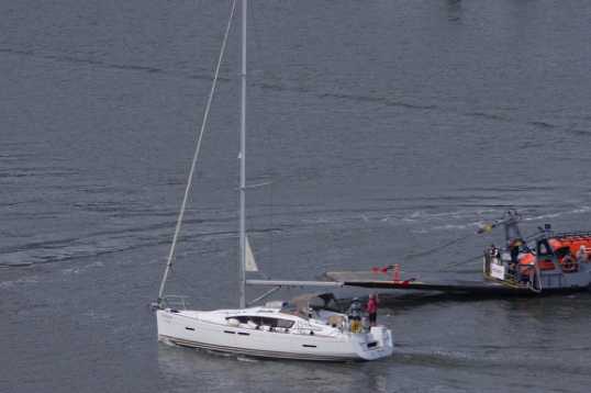 30 June 2021 - 17-14-58
Alerted by the horn of ferry departing Kingswear I witnessed this scene unfold. The yacht helm appeared to try and get in front of the ferry's loading ramp.
-------------------
Near misses between yacht and both Lower Ferries